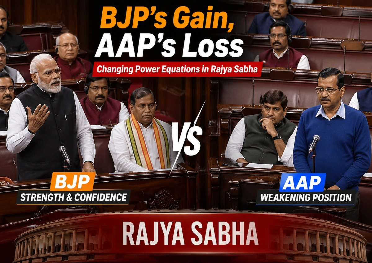 BJP’s Gain, AAP’s Loss: Changing Power Equations in Rajya Sabha