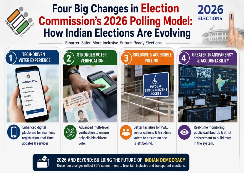 Four Big Changes in Election Commission’s 2026 Polling Model: How Indian Elections Are Evolving