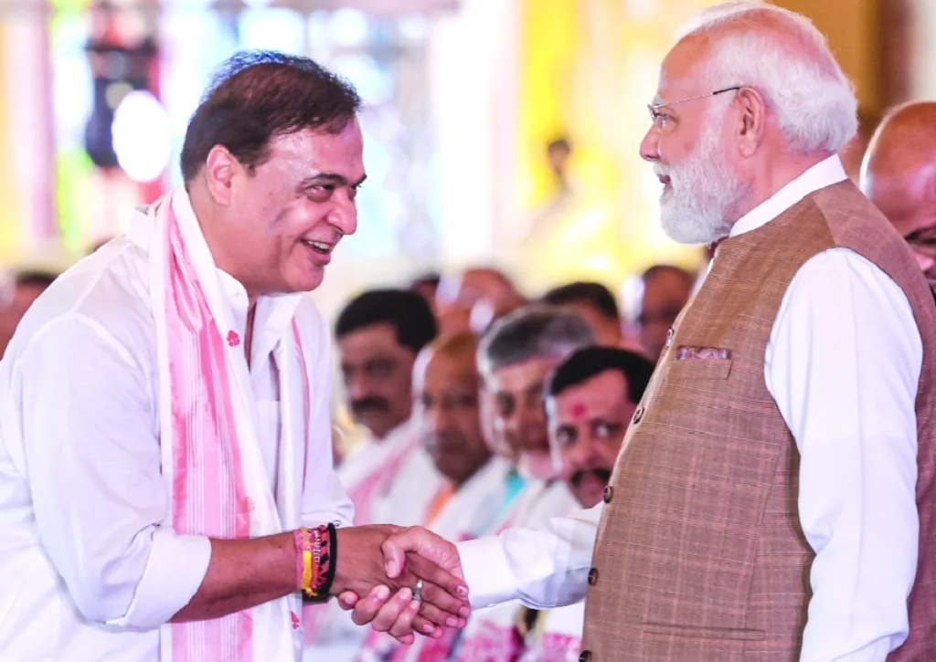 Himanta Biswa Sarma’s Oath Ceremony: BJP Strengthens Its Hold in the Northeast