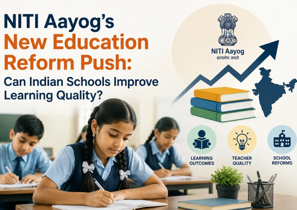 NITI Aayog’s New Education Reform Push: Can Indian Schools Improve Learning Quality?