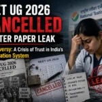 NEET UG 2026 Cancelled After Paper Leak Controversy: A Crisis of Trust in India’s Examination System