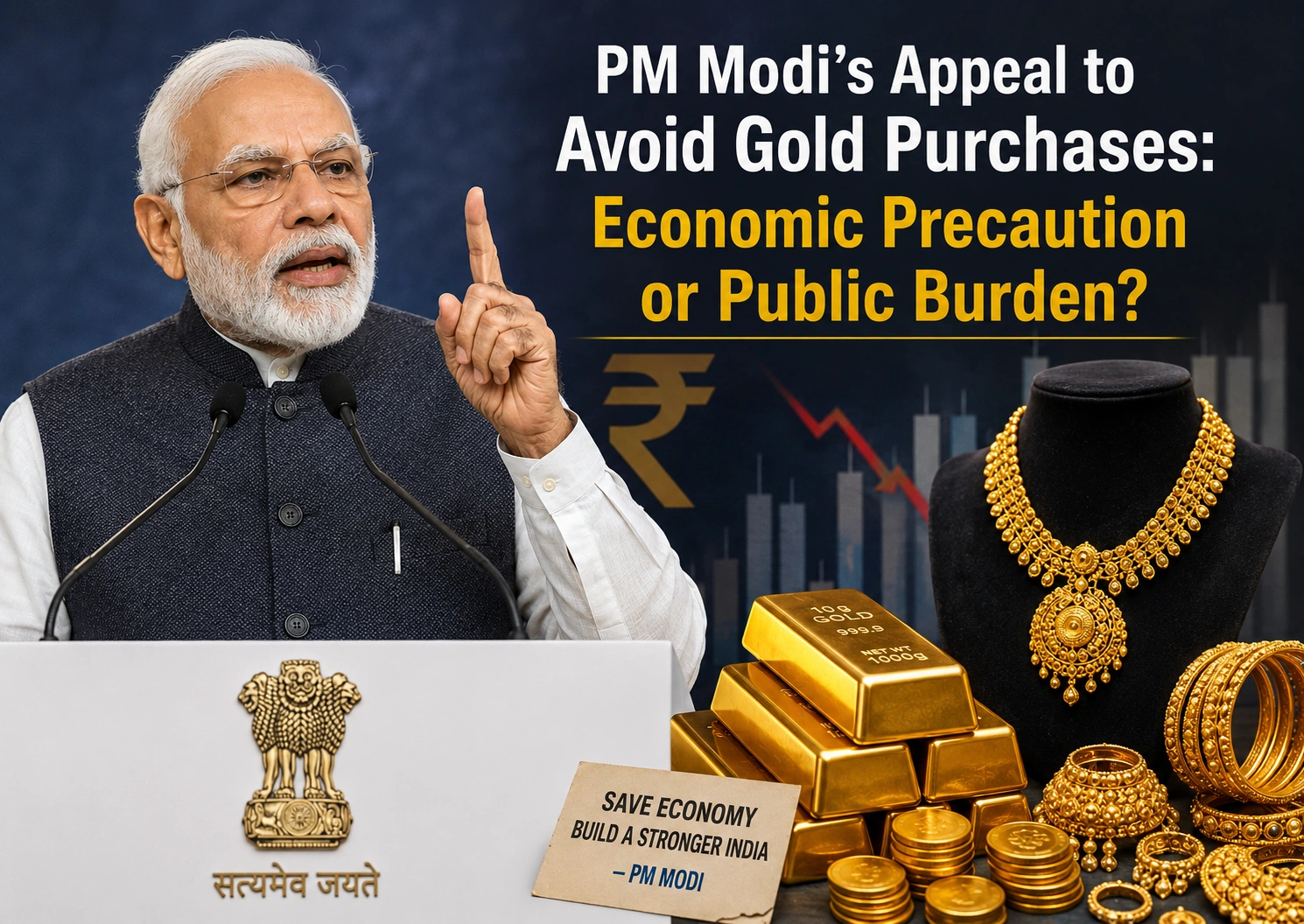 PM Modi’s Appeal to Avoid Gold Purchases: Economic Precaution or Public Burden?
