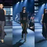 Namrata Joshipura’s ‘OBSIDIAN’, Presented by OPPO, Sets Commanding Blacks Against Liquid Metallics at Lakmé Fashion Week