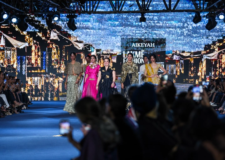 AIKEYAH BAZAAR Brings Indian Maximalism to the Lakmé Fashion Week Runway