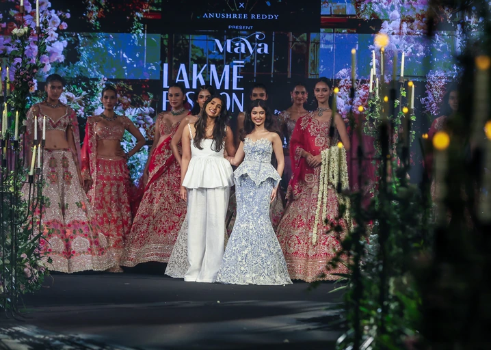Anushree Reddy and Lakmé Salon Present ‘MAYA’: Zardozi Couture Meets Three Bridal Beauty Looks