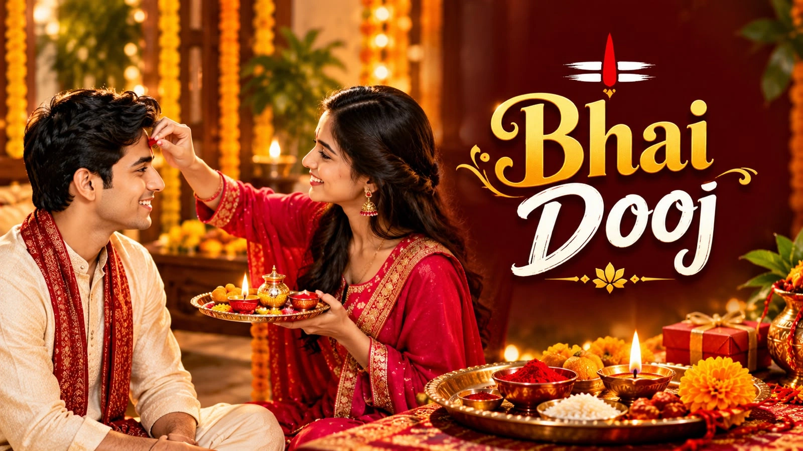 Yama Dwitiya and Bhai Dooj, the fifth of the five festivals of Kartik