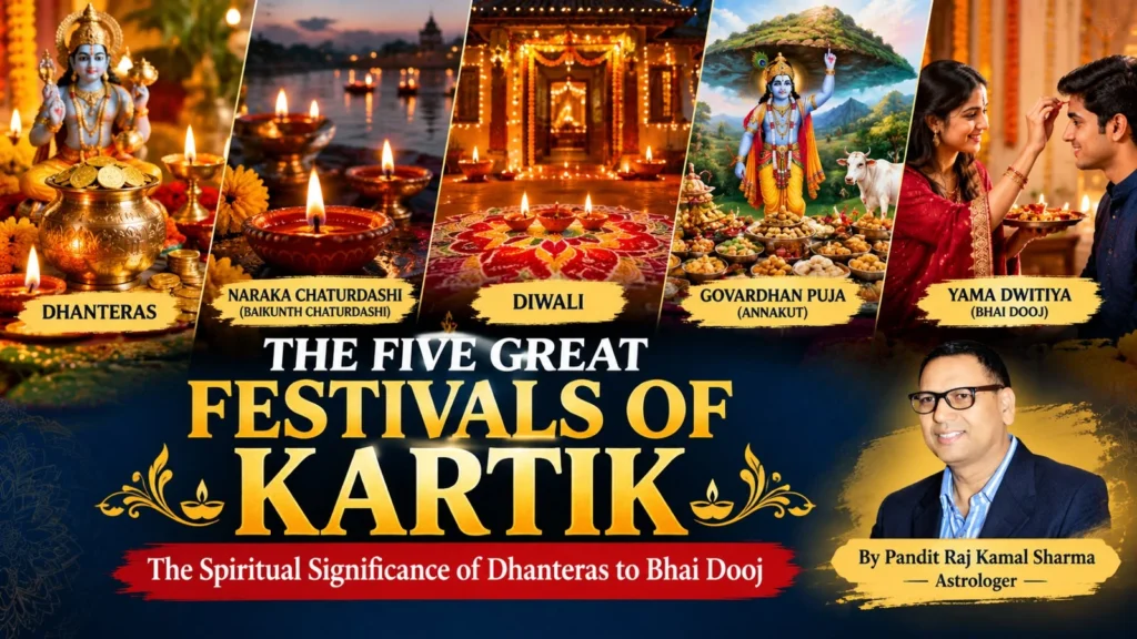 The Five Great Festivals of Kartik: From Dhanteras to Yama Dwitiya, Pt. Rajkamal Sharma on Light, Prosperity and Protection