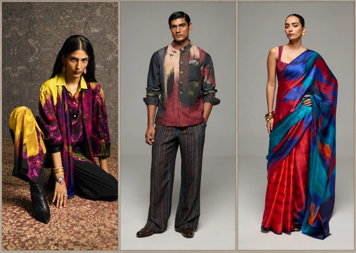 Satya Paul festive picks: tunic, bundi and saree